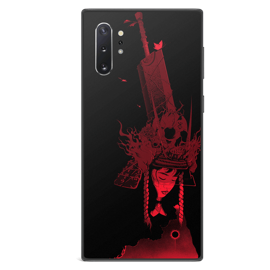 Berserk The Eclipse Red Silhouette Tempered Glass Soft Silicone Samsung Case-Phone Case-Monkey Ninja-Galaxy S9-Monkey Ninja