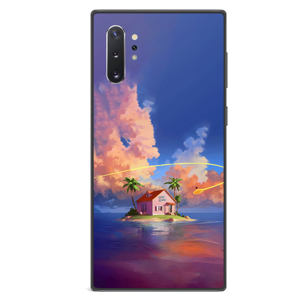 Dragon Ball Dream of Shenron Tempered Glass Soft Silicone Samsung Case