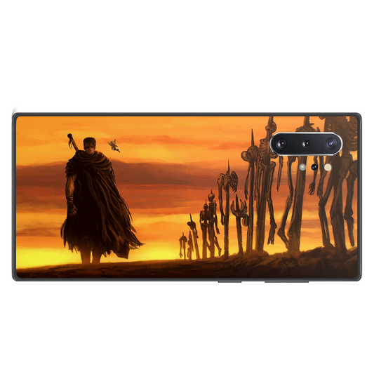 Berserk Sad Guts Tempered Glass Soft Silicone Samsung Case-Phone Case-Monkey Ninja-Galaxy S9-Monkey Ninja