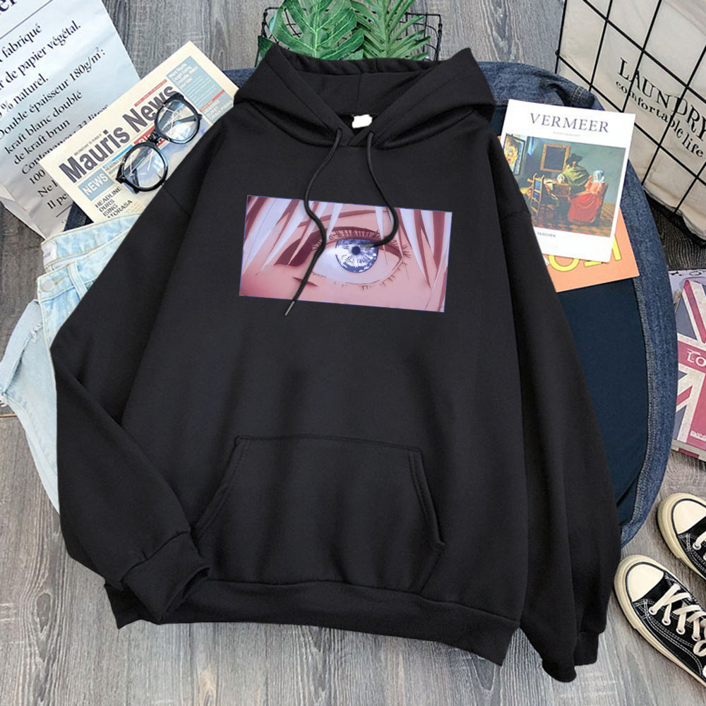 Jujutsu Kaisen Satoru Gojo Eyes Hoodie