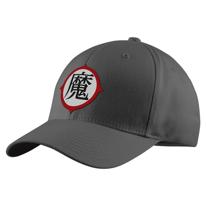 Dragon Ball Embroidered Adjustable Kame Symbol Structured Twill Cap - PICCOLO-Clothing-Monkey Ninja-Gray-Monkey Ninja