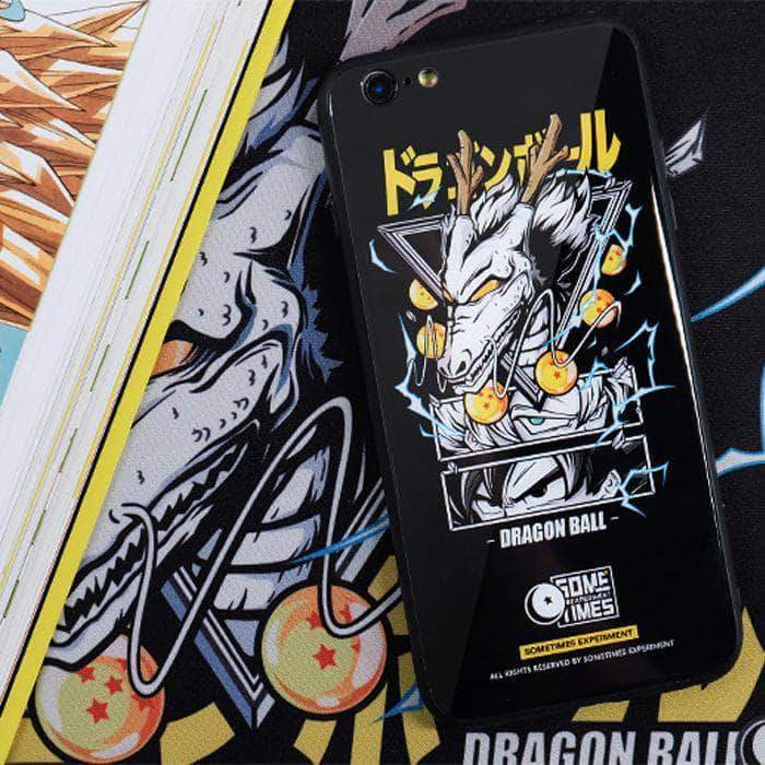 ??TMEPERED GLASS??Dragon ball Fairy Dragon Tempered Glass Phone Case