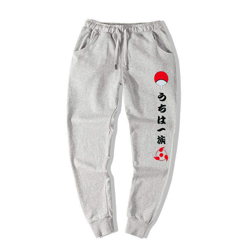 Uchiha Pants Cotton Tapered Jean-Clothing-Monkey Ninja-S-Grey-Monkey Ninja